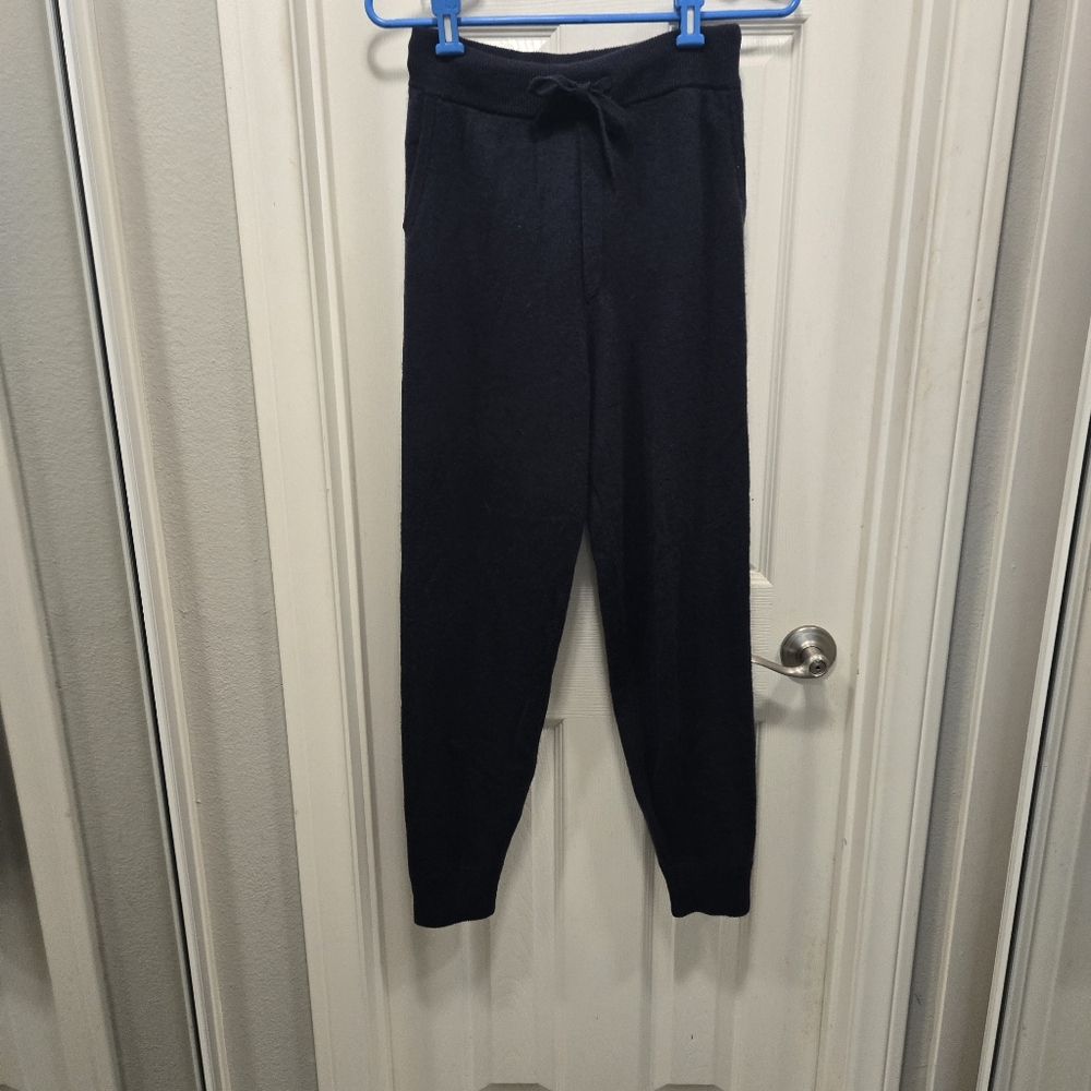 NakedCashmere URI Cashmere Jogger Pant Dark Blue Size S